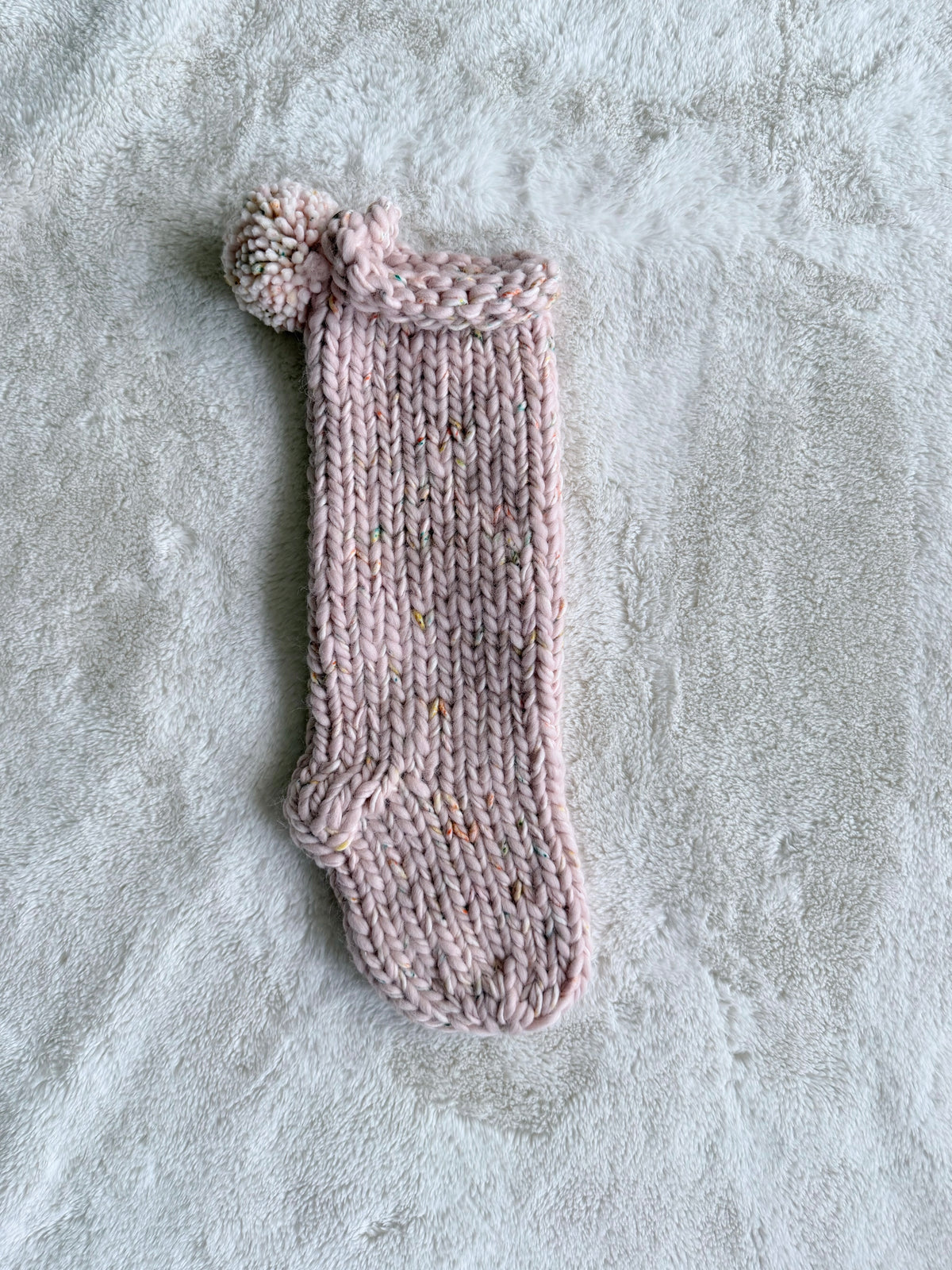 Hand Knit Christmas Stocking | Rosehip