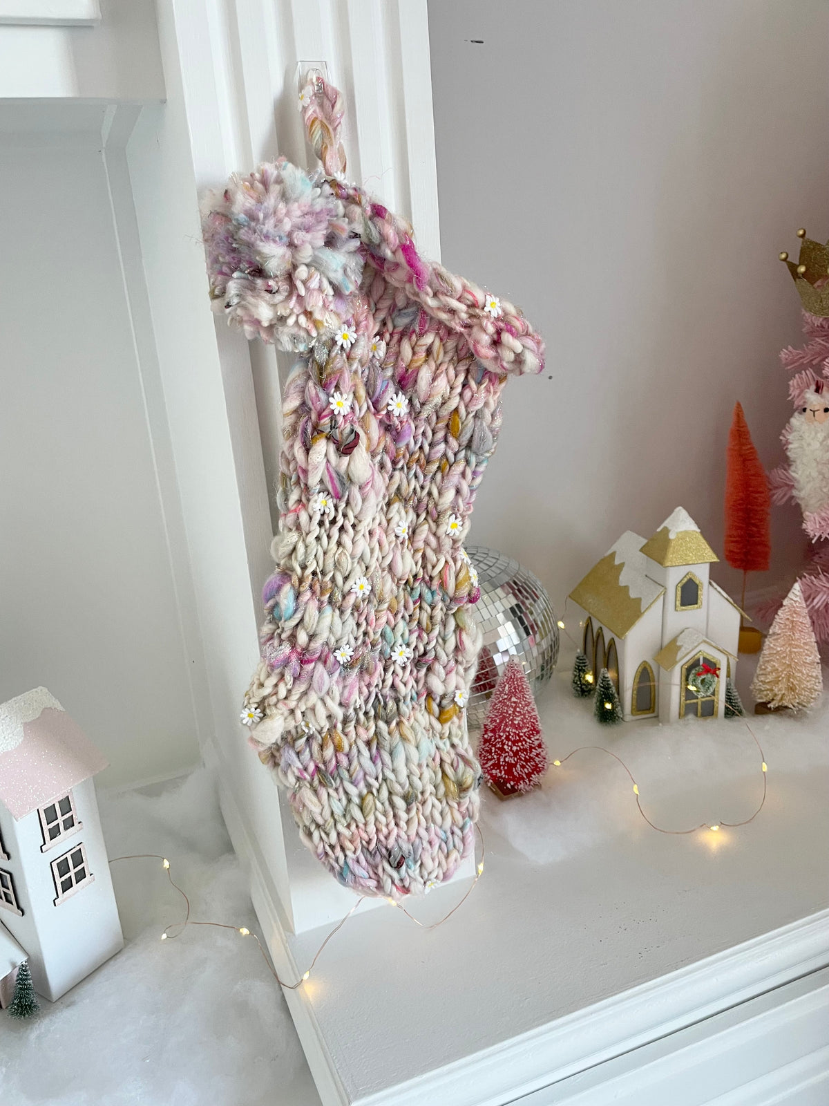 Hand Knit Christmas Stocking | Grand Prismatic