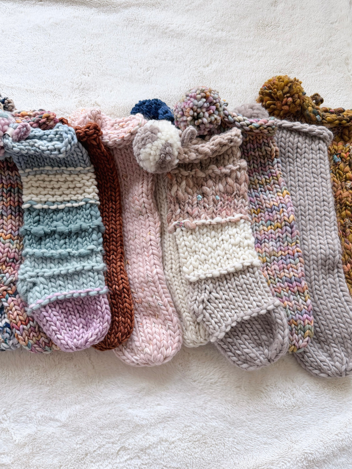 Hand Knit Christmas Stocking | Girdwood