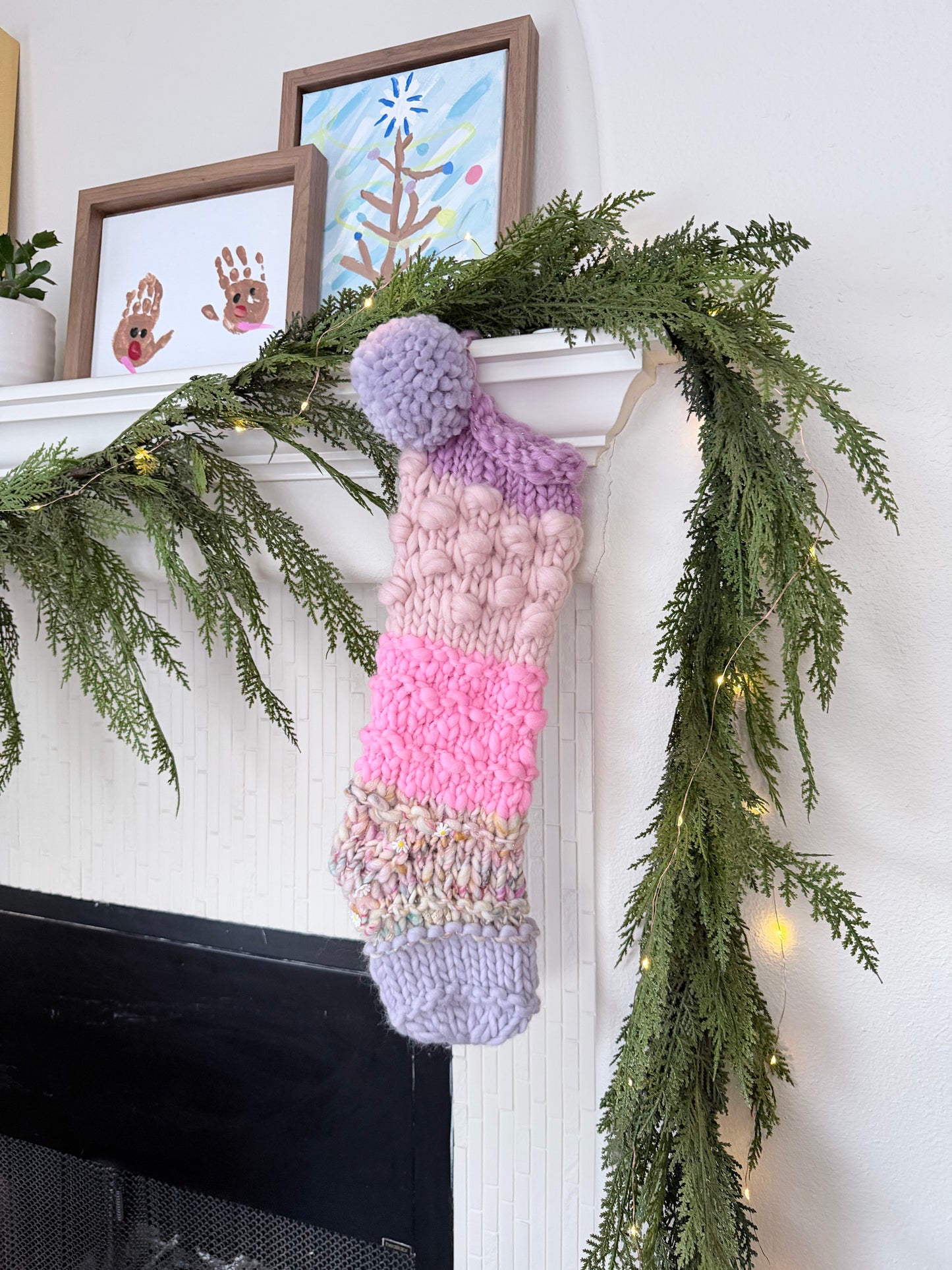 Ready to ship stocking Candy Pink