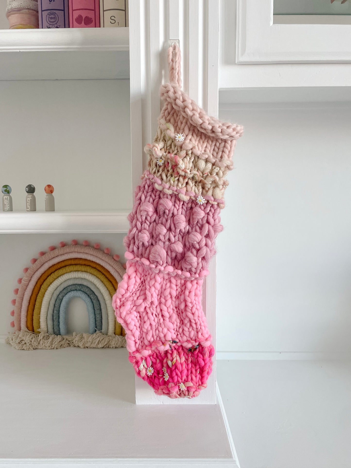PRE ORDER Pink Rainbow Stocking