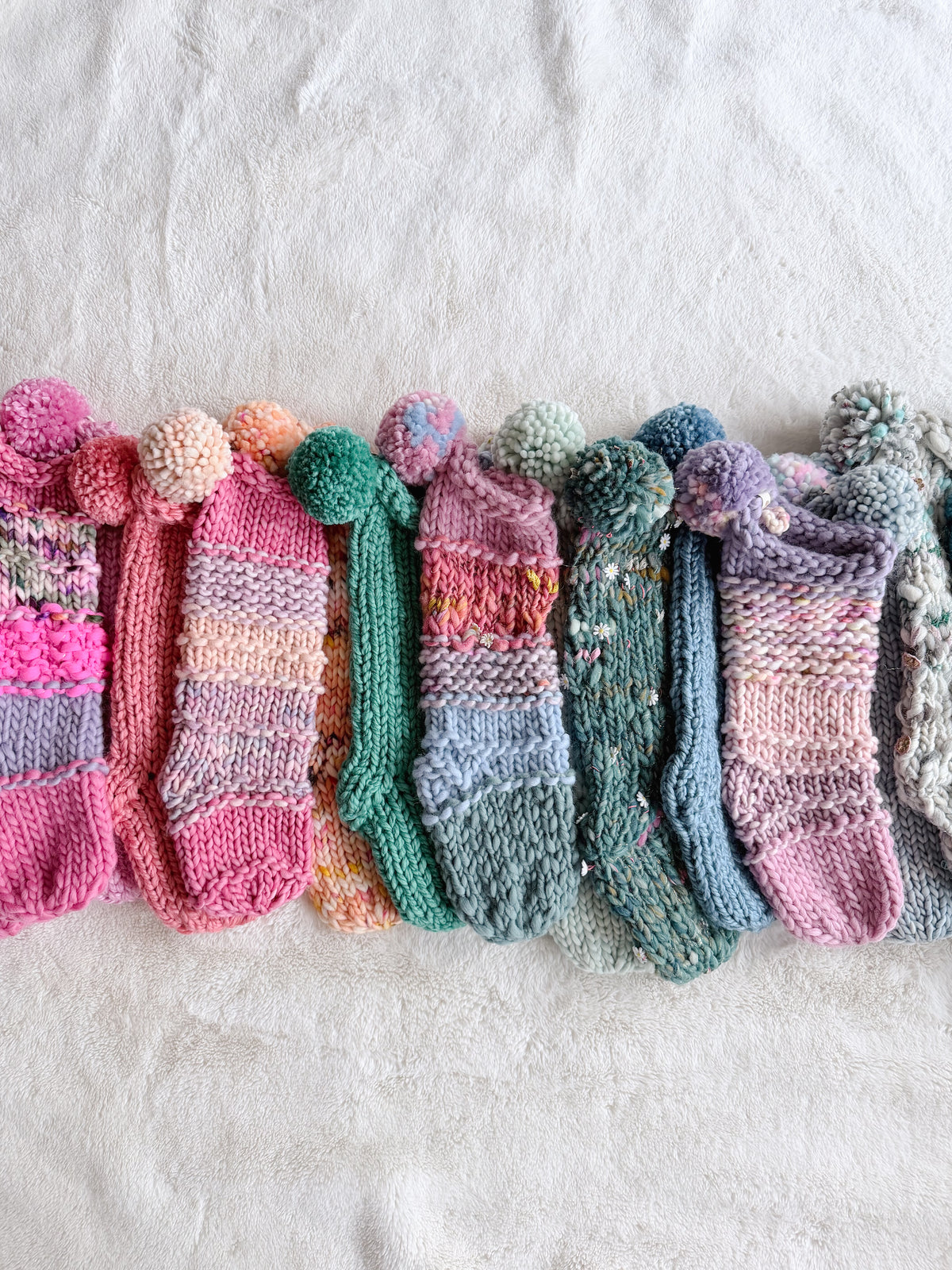 Hand Knit Christmas Stocking | Evergreen Trail