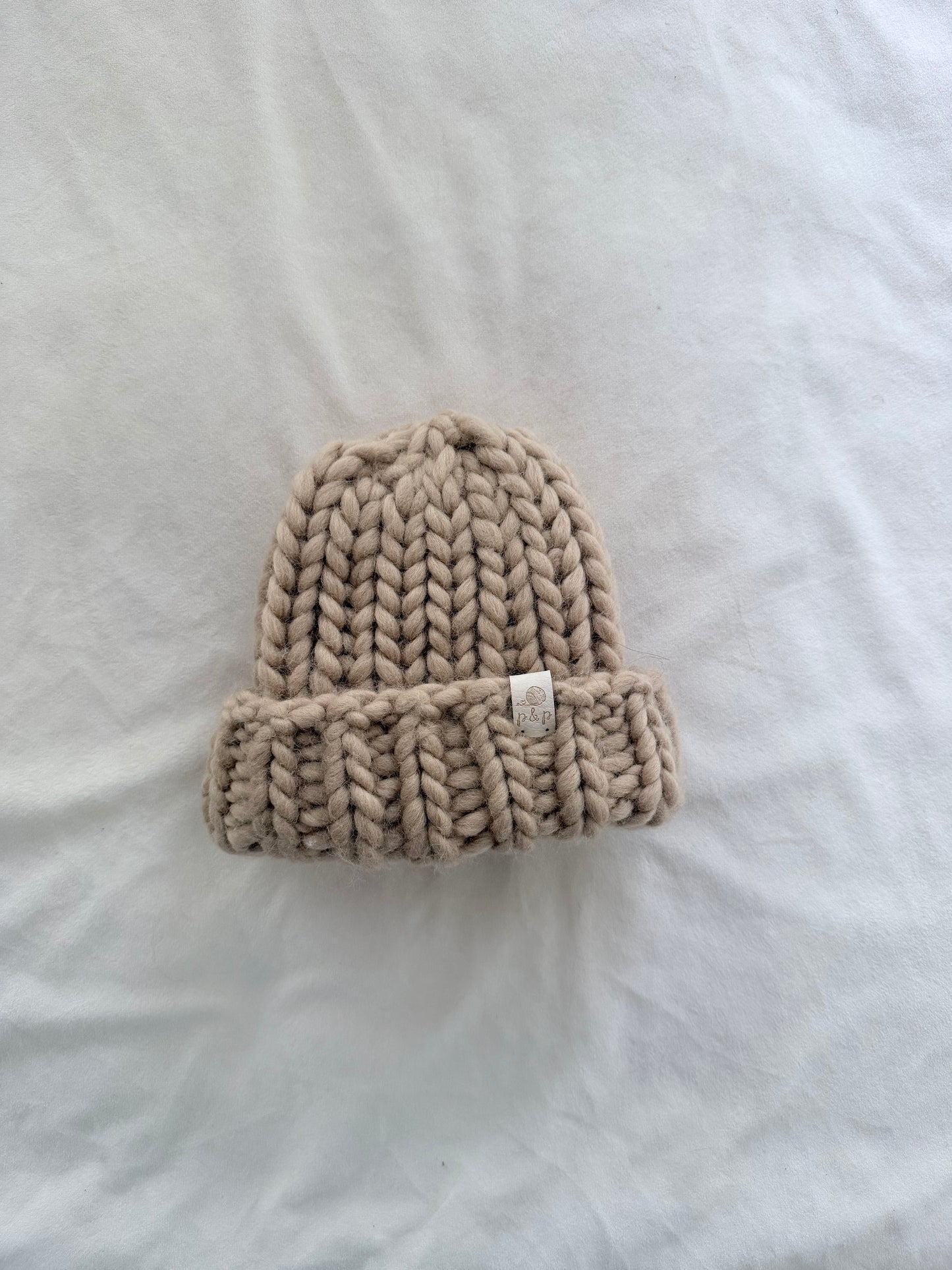 Ready-to-Ship Baby Denali Beanie | Blonde Beige