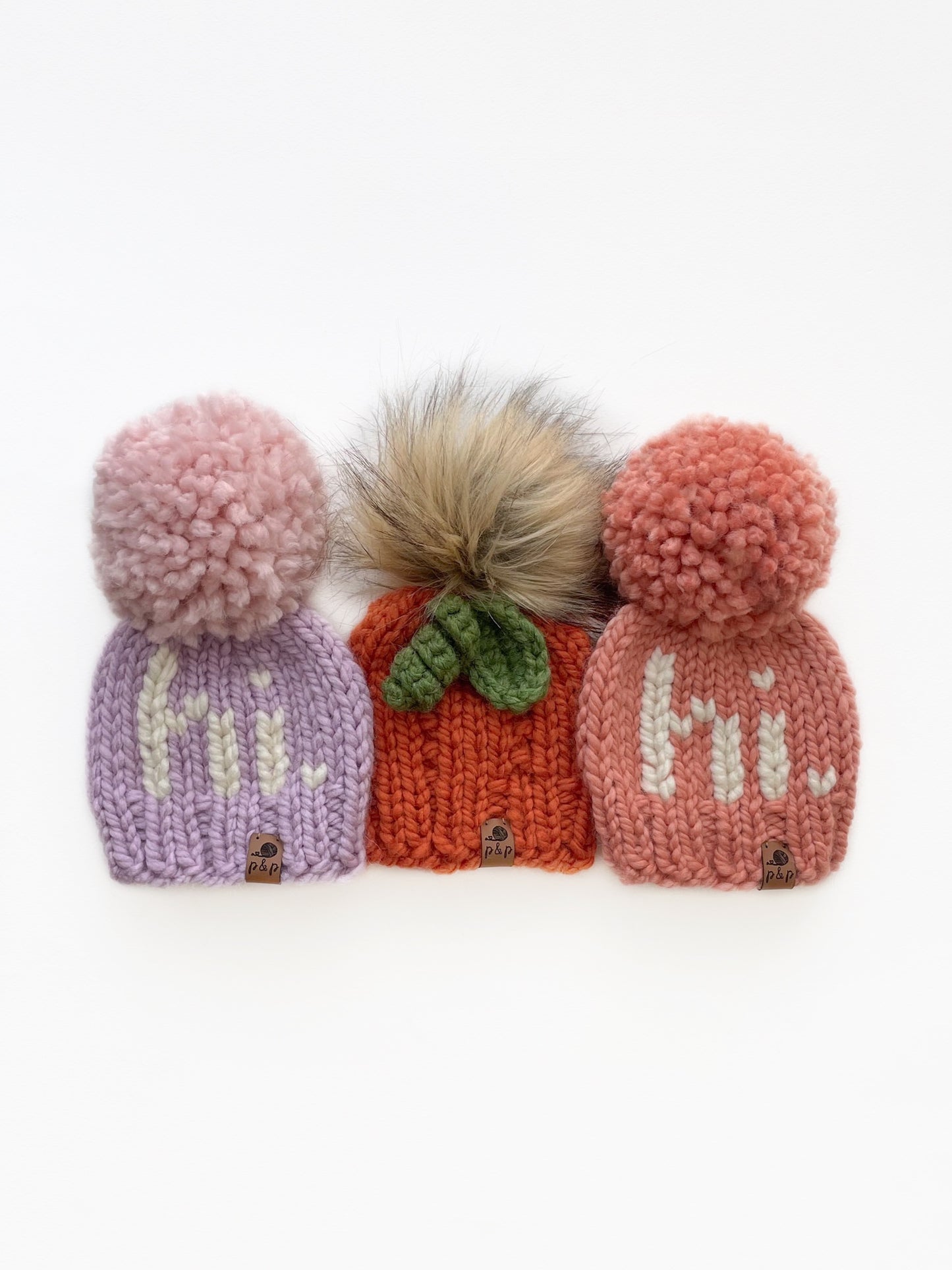 Hand Knit Beanie – Pumpkin | Pine & Poppy
