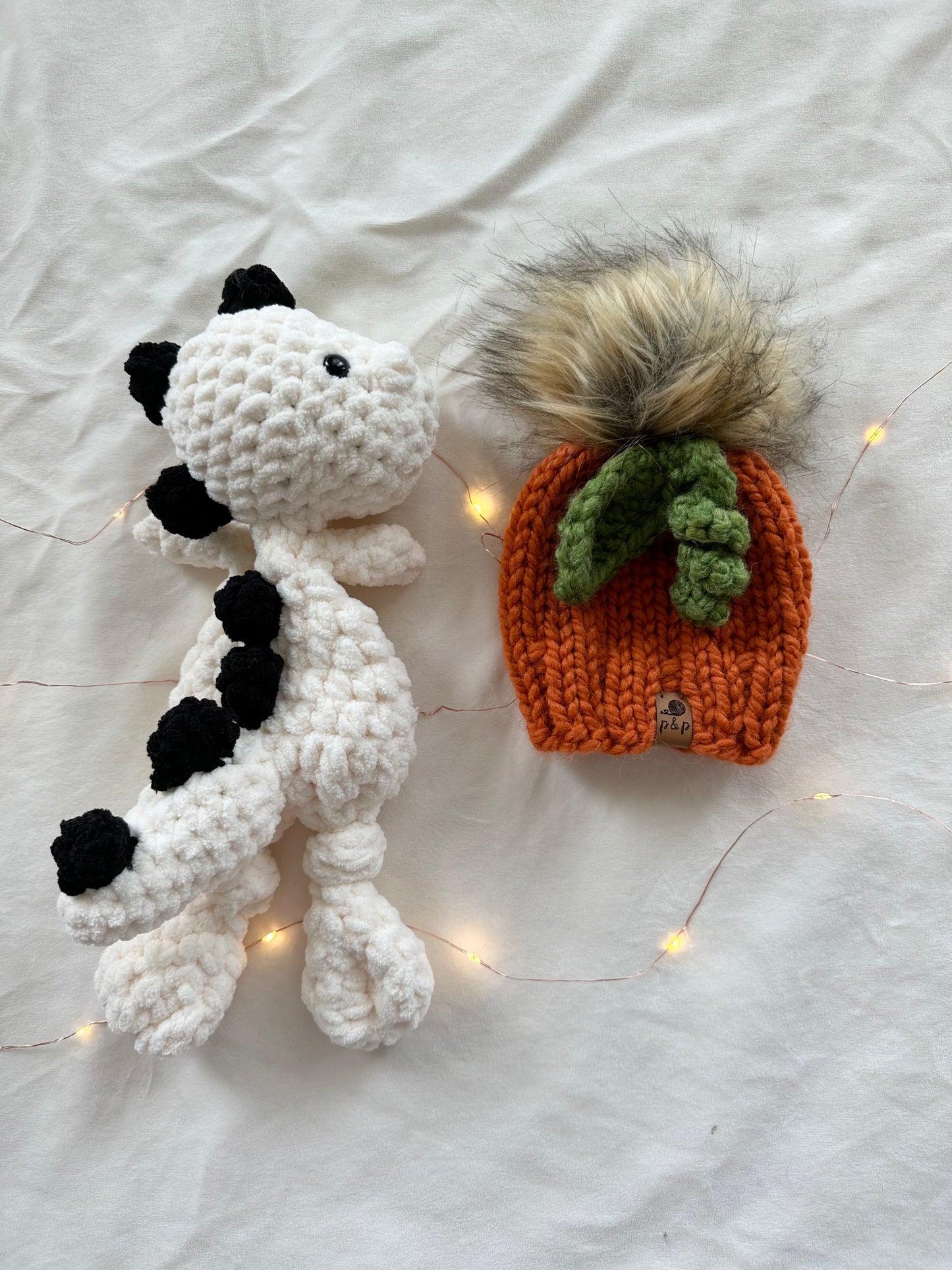 Fall New Baby Bundle: Dino + Pumpkin Hat