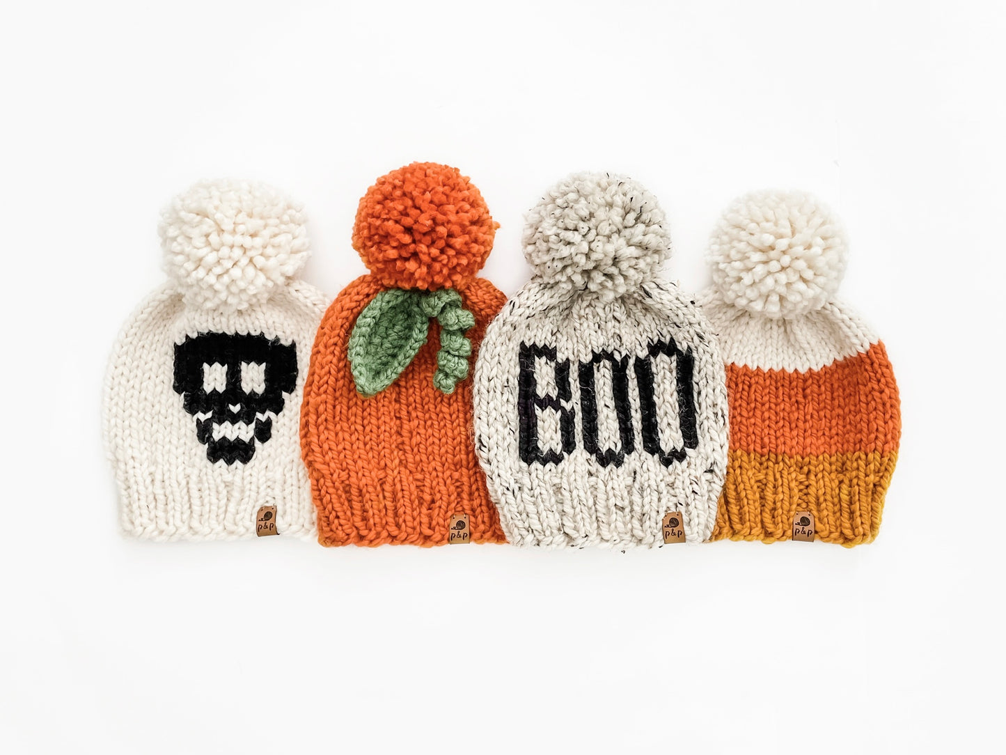 Hand Knit Beanie – Candy Corn | Pine & Poppy