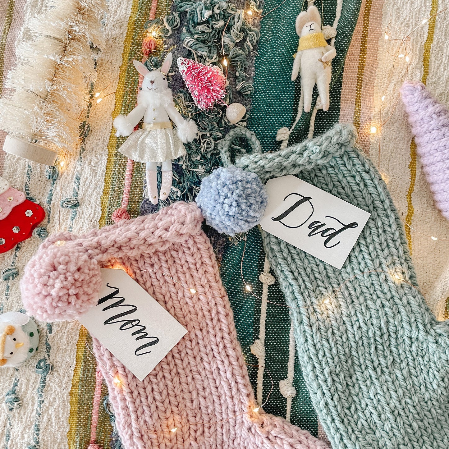 Classic Hand Knit Stocking