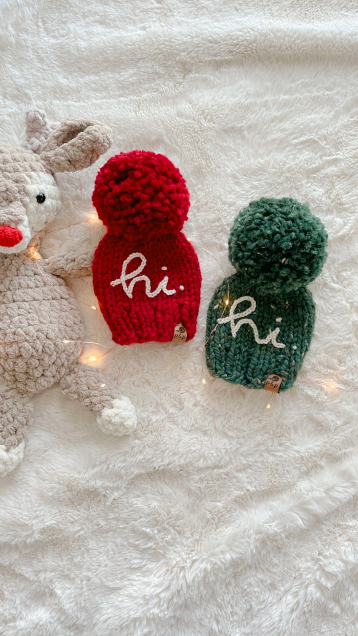 Embroidered Christmas Hi Hat