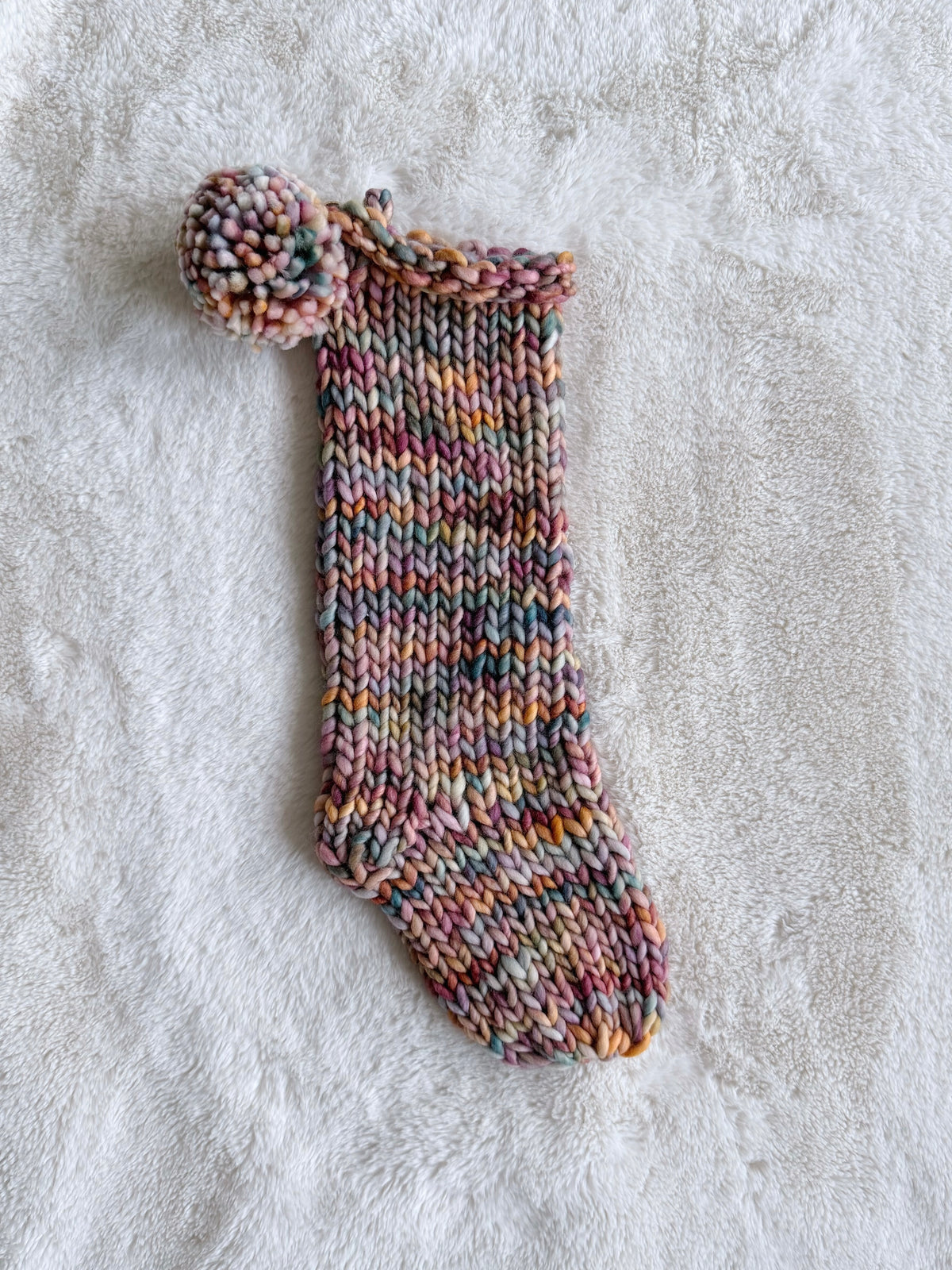 Hand Knit Christmas Stocking | Painted Hills