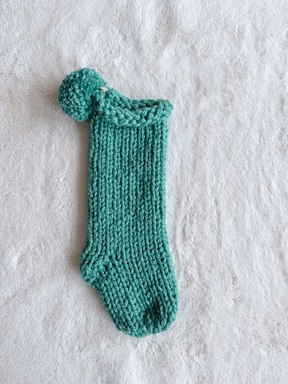 Hand Knit Christmas Stocking | Evergreen Trail