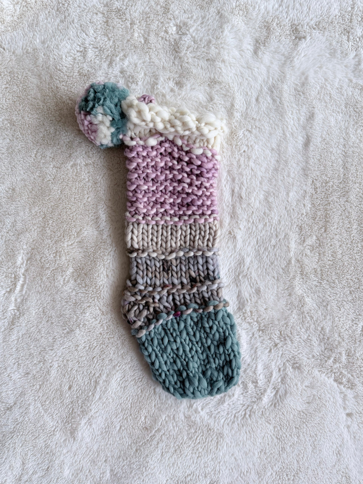 Hand Knit Christmas Stocking | Arctic Valley