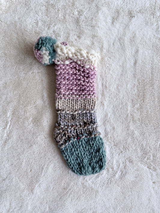 Hand Knit Christmas Stocking | Arctic Valley