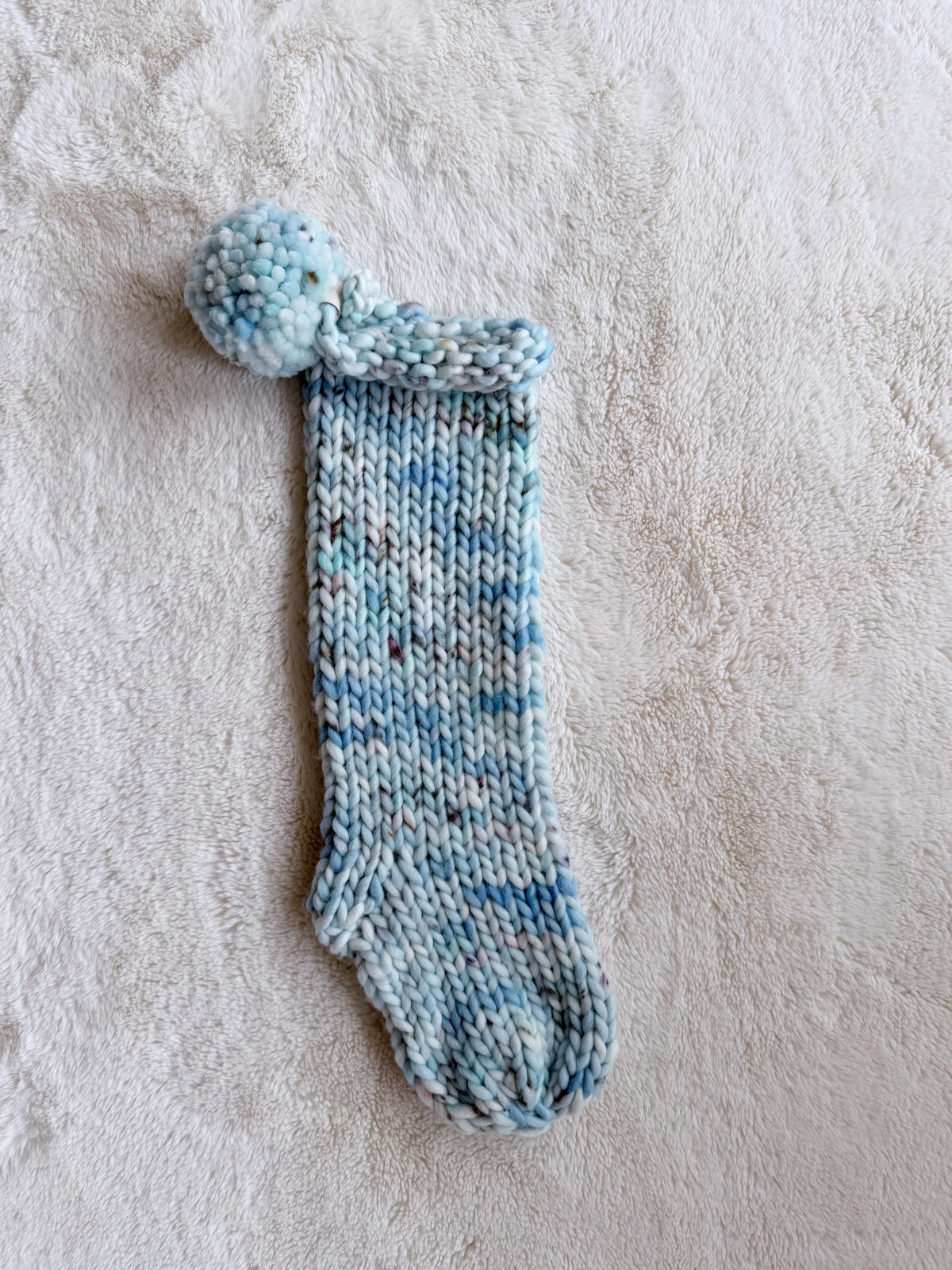 Hand Knit Christmas Stocking | Glacier Creek