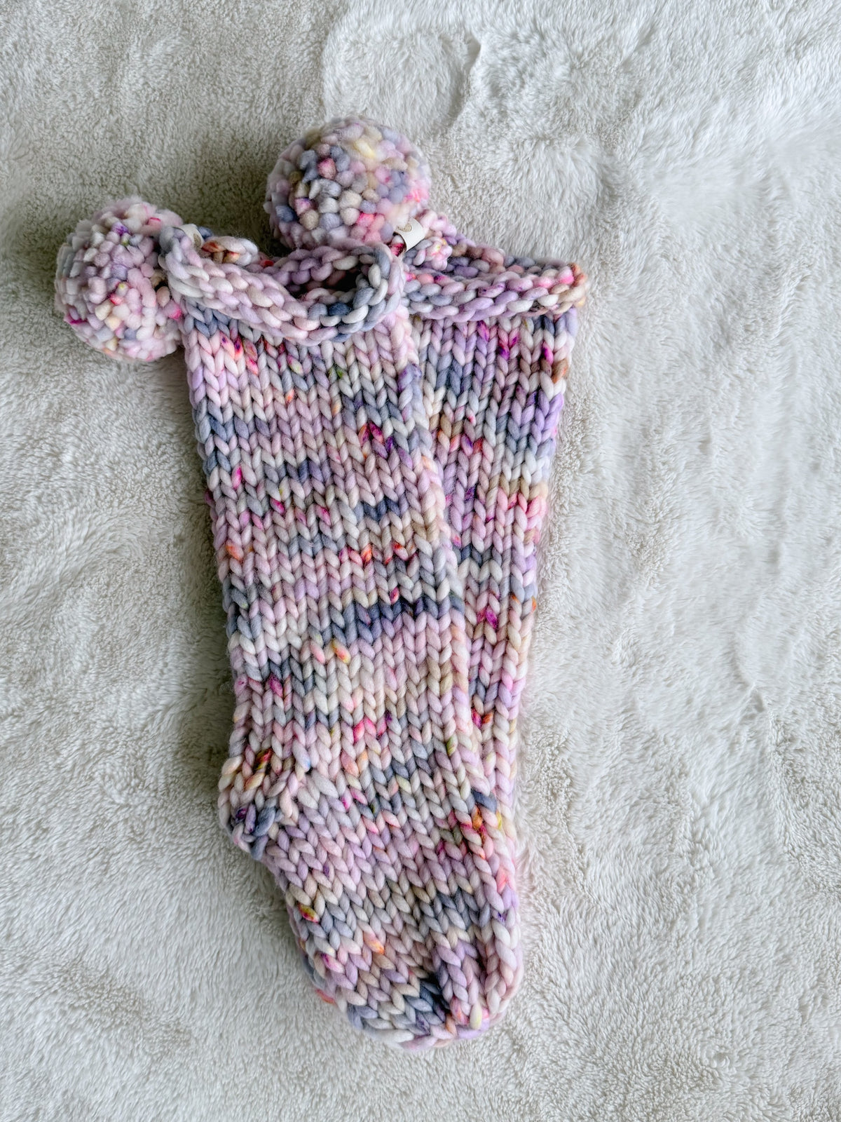 Hand Knit Christmas Stocking | Orchid Valley