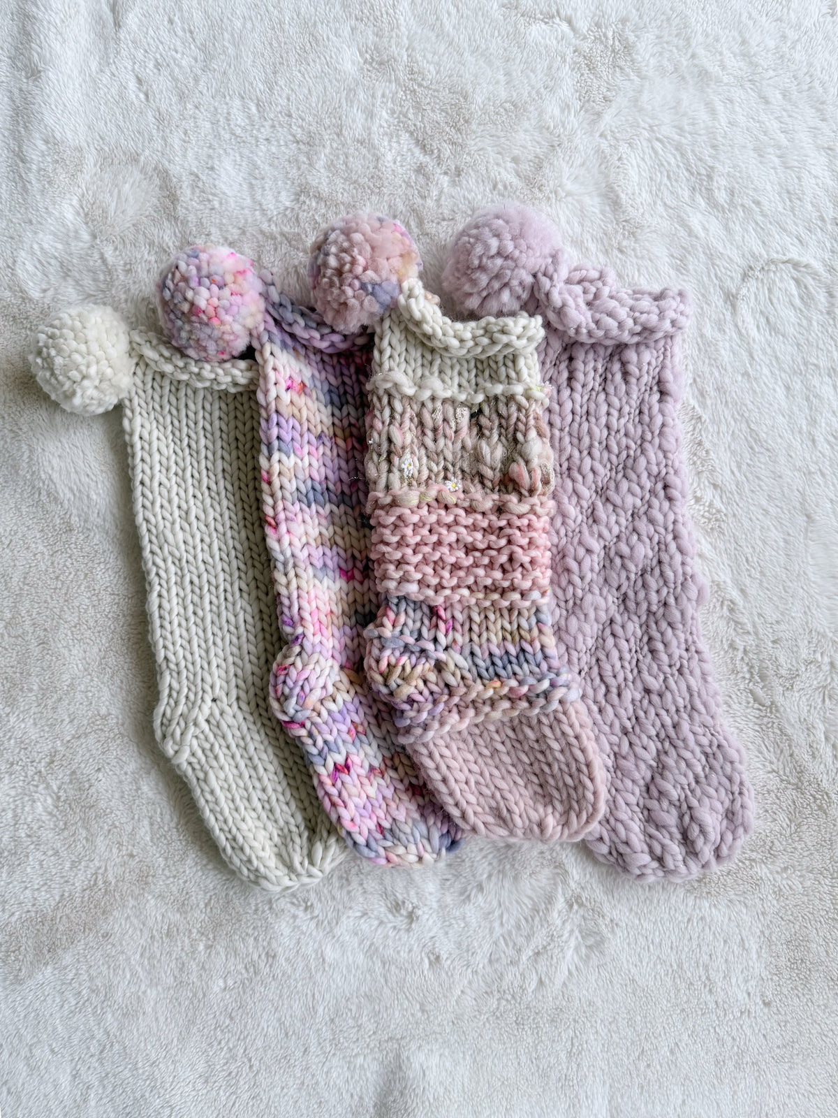 Hand Knit Christmas Stocking | Snowberry