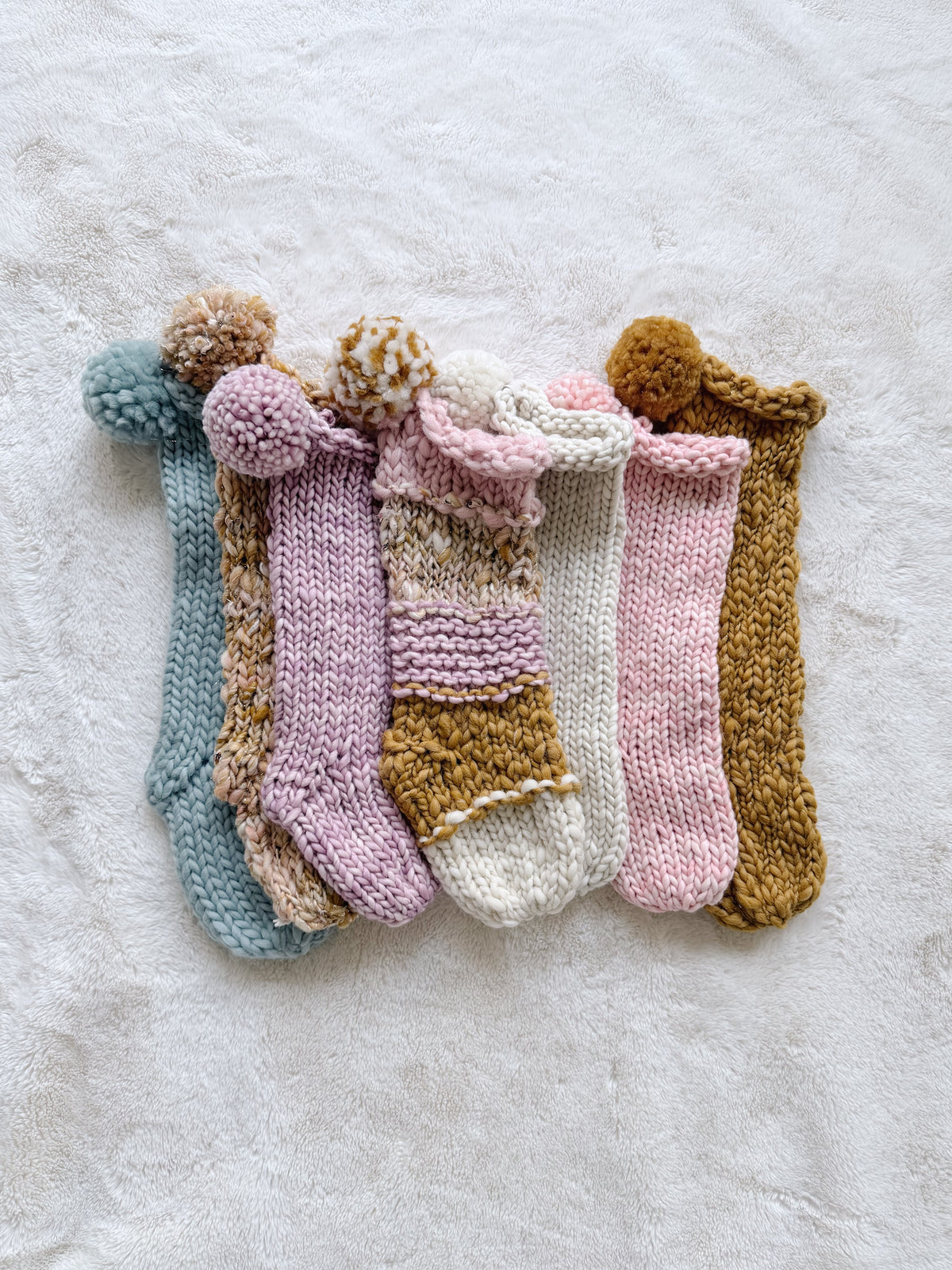 Hand Knit Christmas Stocking | Dune Twist