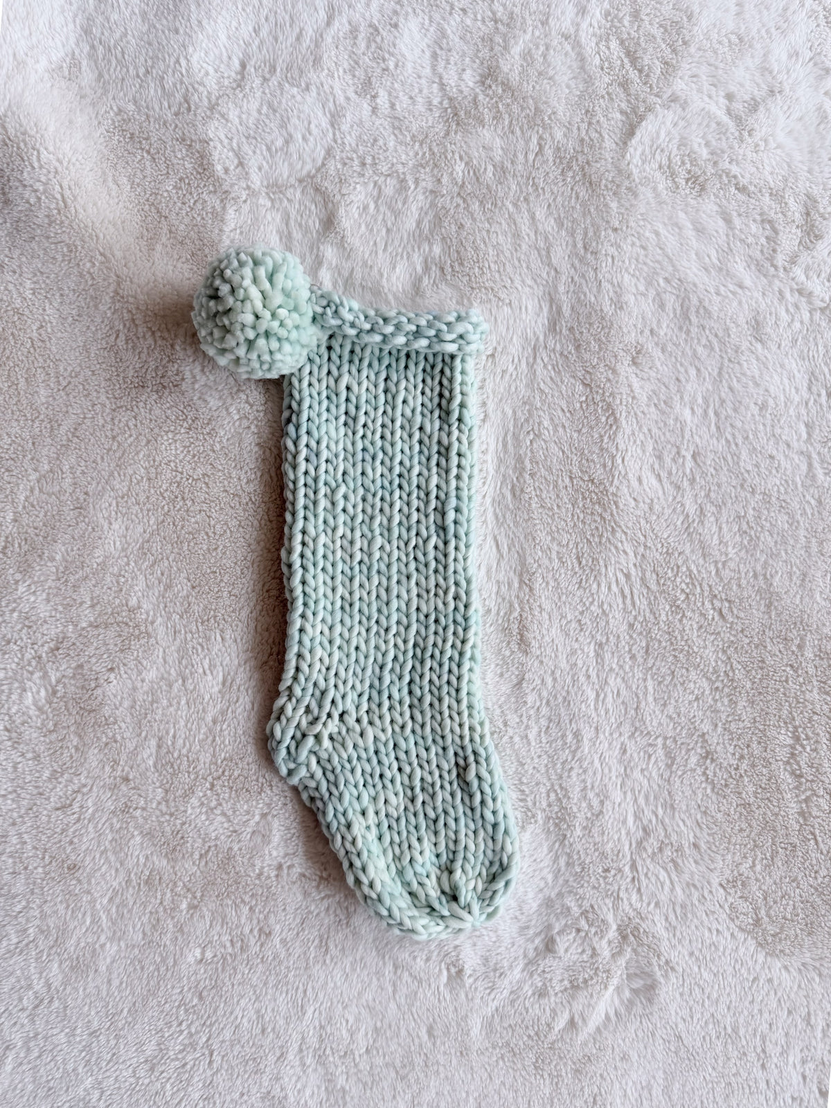 Hand Knit Christmas Stocking | Sweet Pea