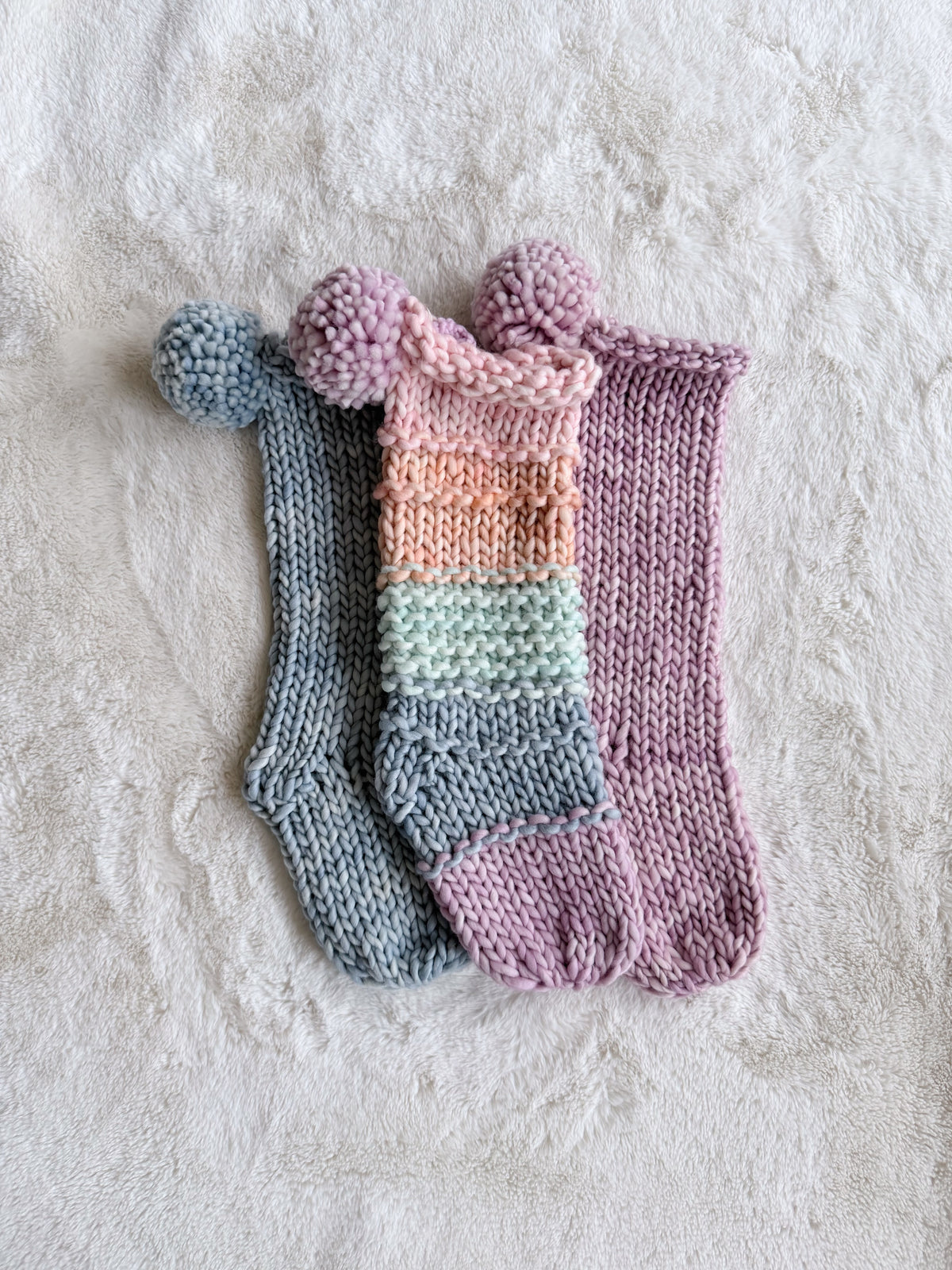 Hand Knit Christmas Stocking | Candy Ridge