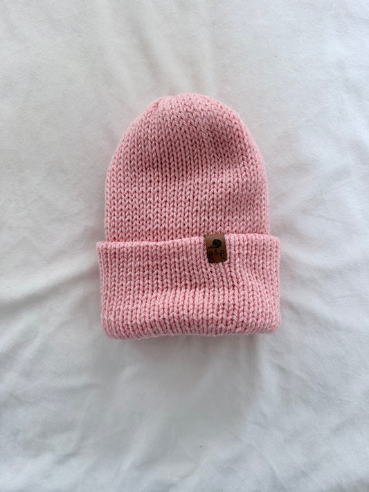Ready-to-Ship Adult Alpine Beanie | Blush Pink