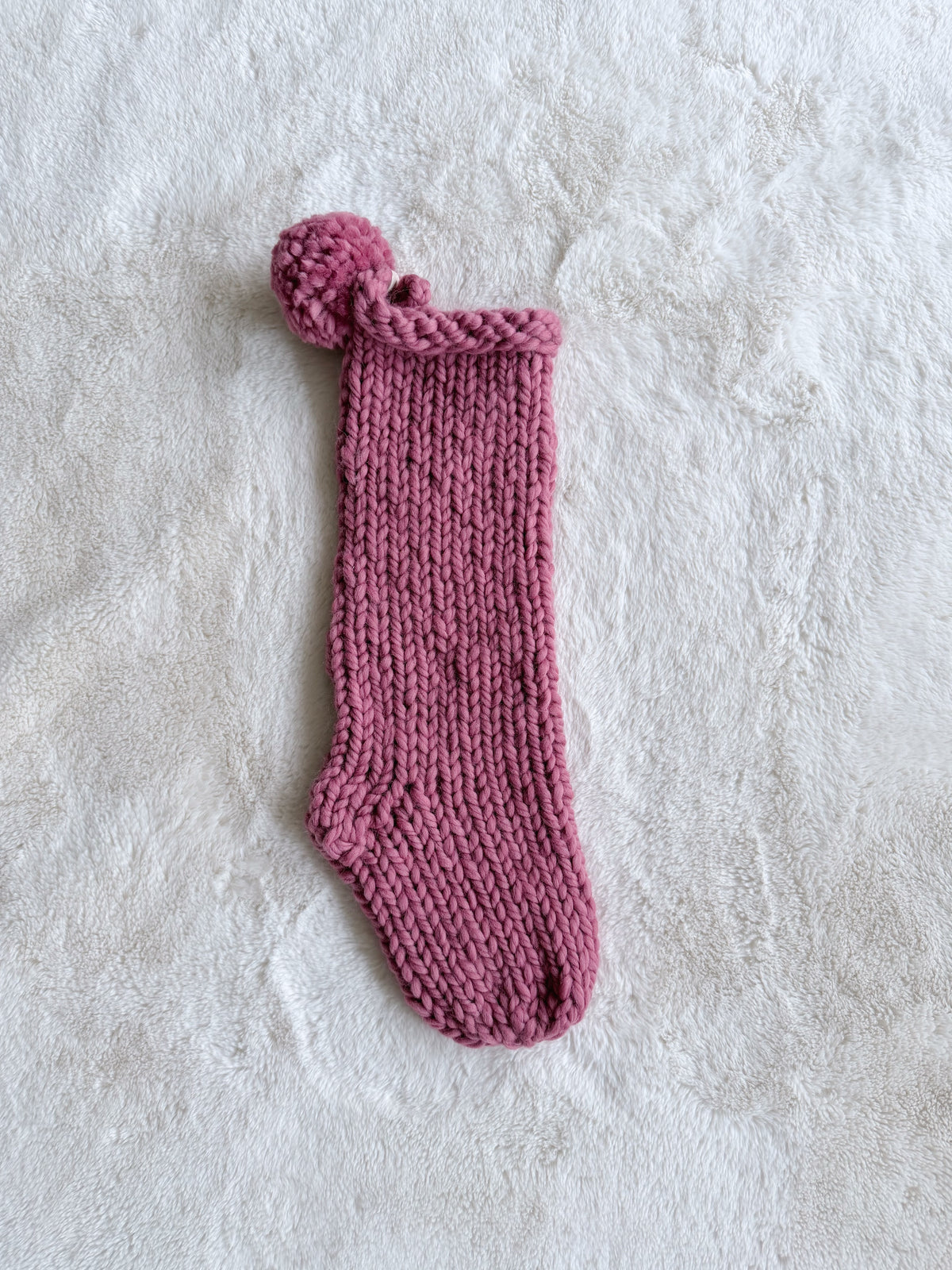 Hand Knit Christmas Stocking | Raspberry Ridge