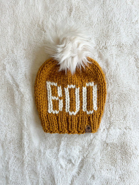 Child BOO in butterscotch + cream