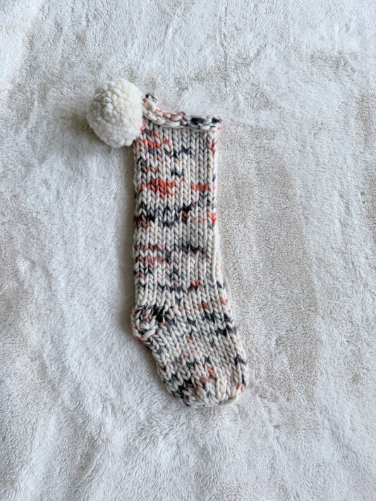Hand Knit Christmas Stocking | Ptarmigan