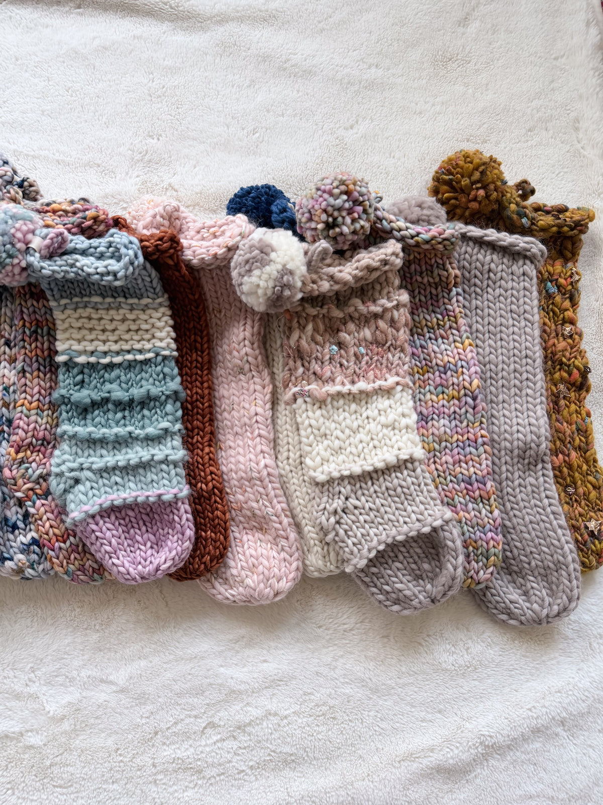 Hand Knit Christmas Stocking | Goldenview