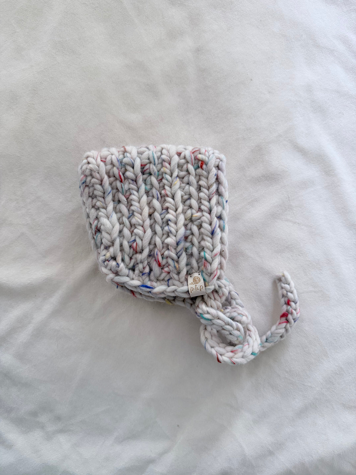 Ready-to-Ship Newborn Denali Bonnet | Funfetti
