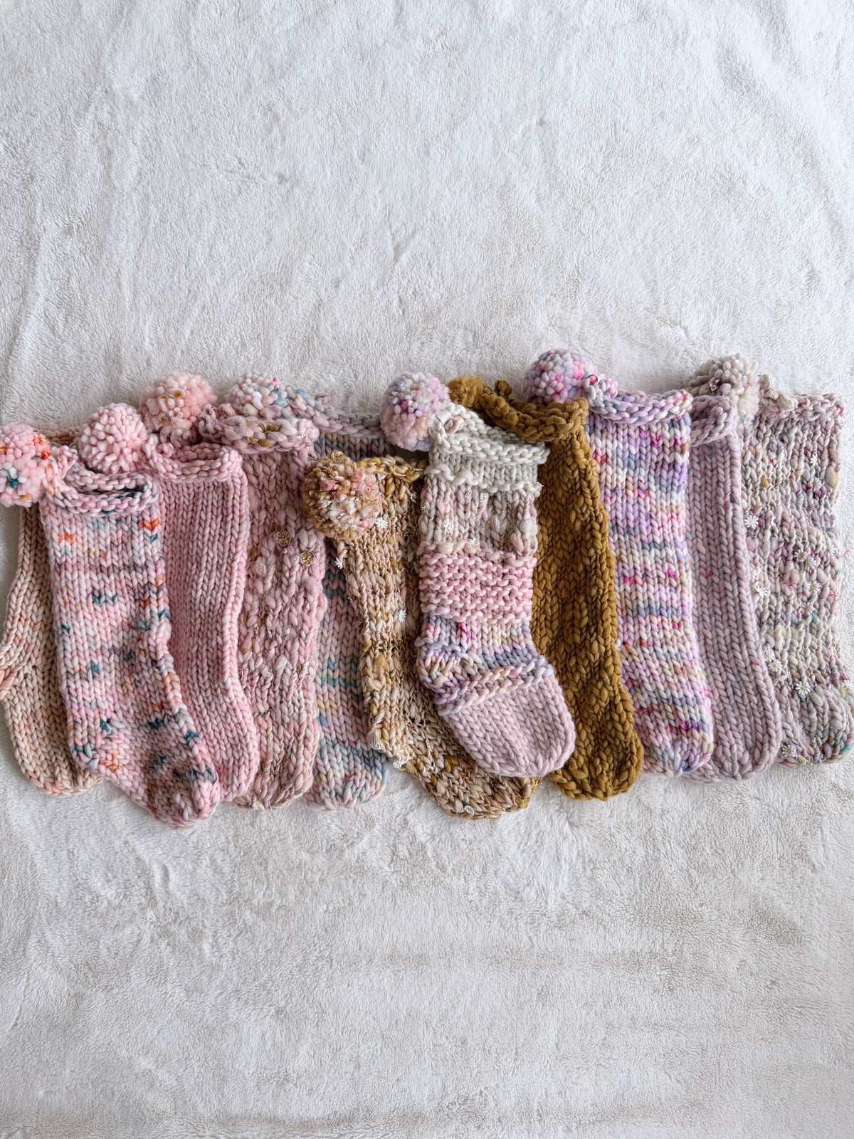 Hand Knit Christmas Stocking | Snowberry