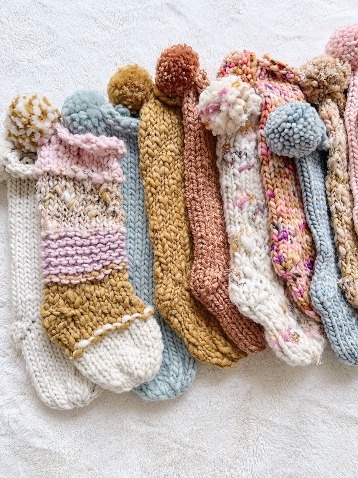 Hand Knit Christmas Stocking | Red Rock