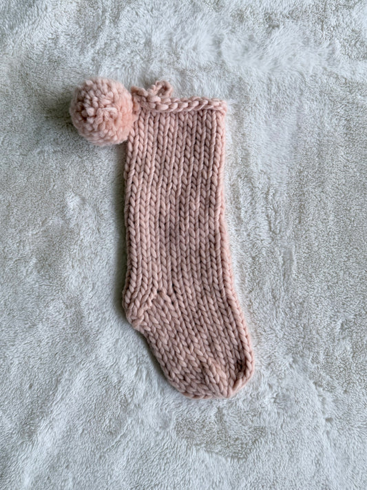 Hand Knit Christmas Stocking | Blush Creek