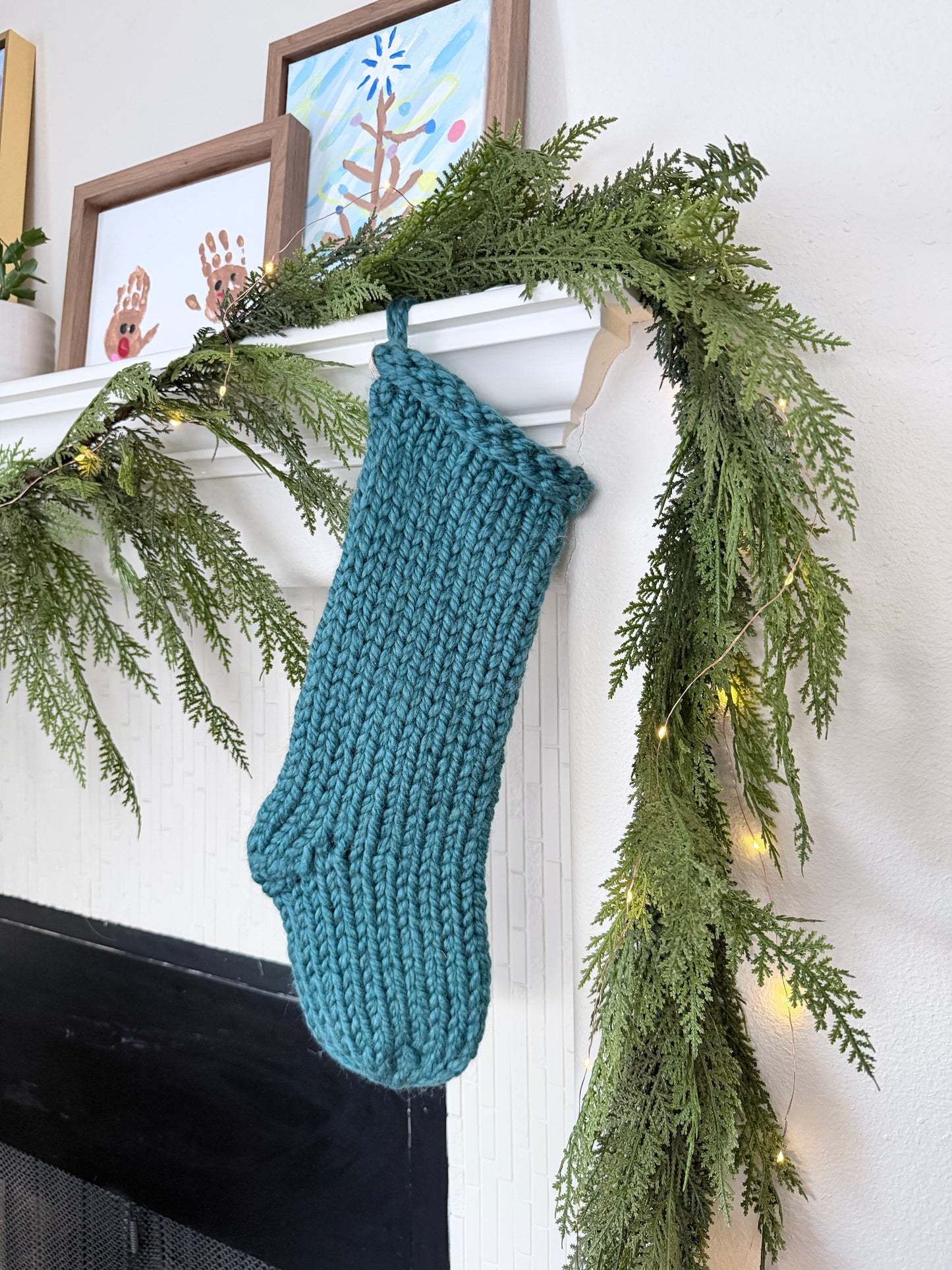 Ready to ship stocking Teal