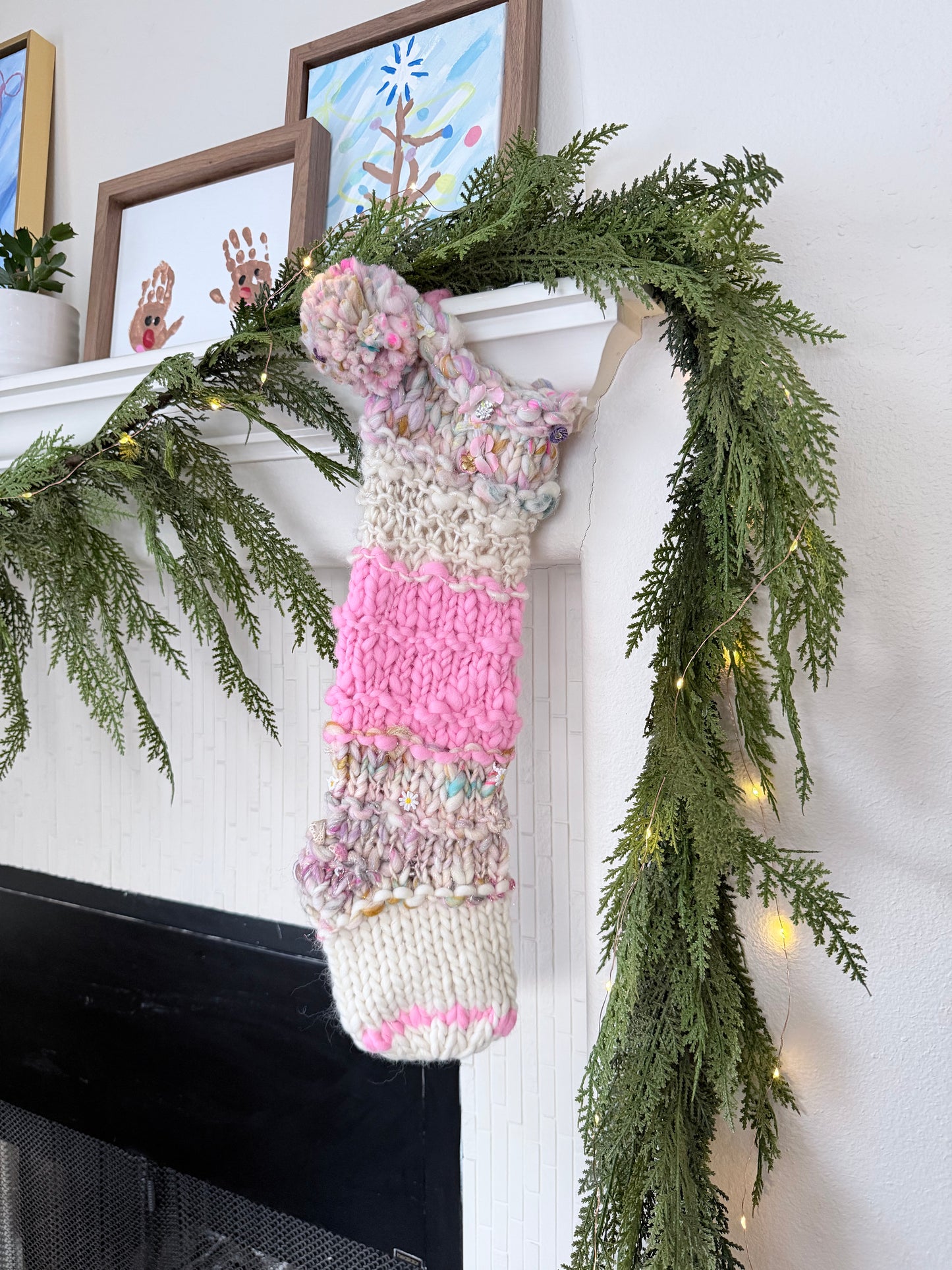 Ready to ship stocking Rosehip Frost