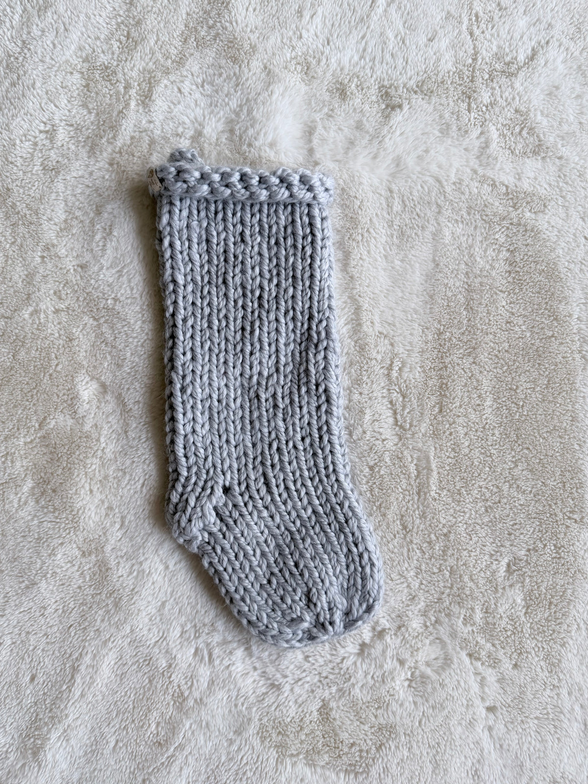 Hand Knit Christmas Stocking | Silver Lake