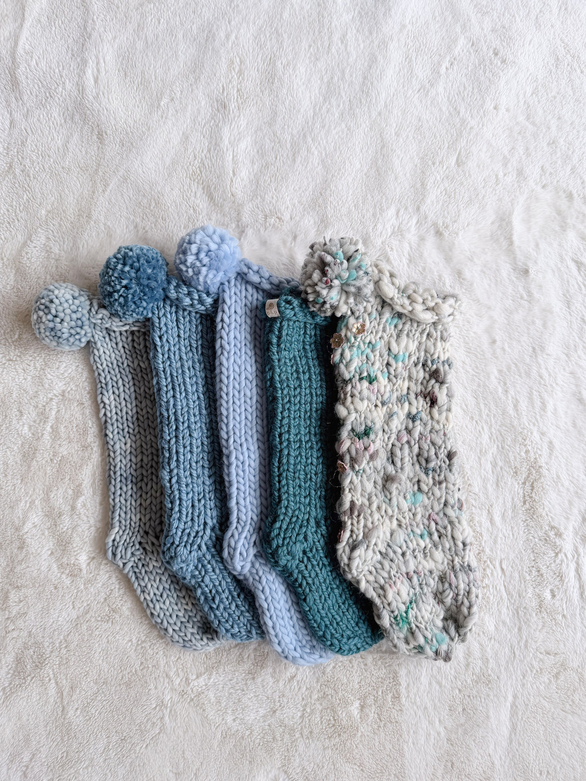 Hand Knit Christmas Stocking | Emerald Cove