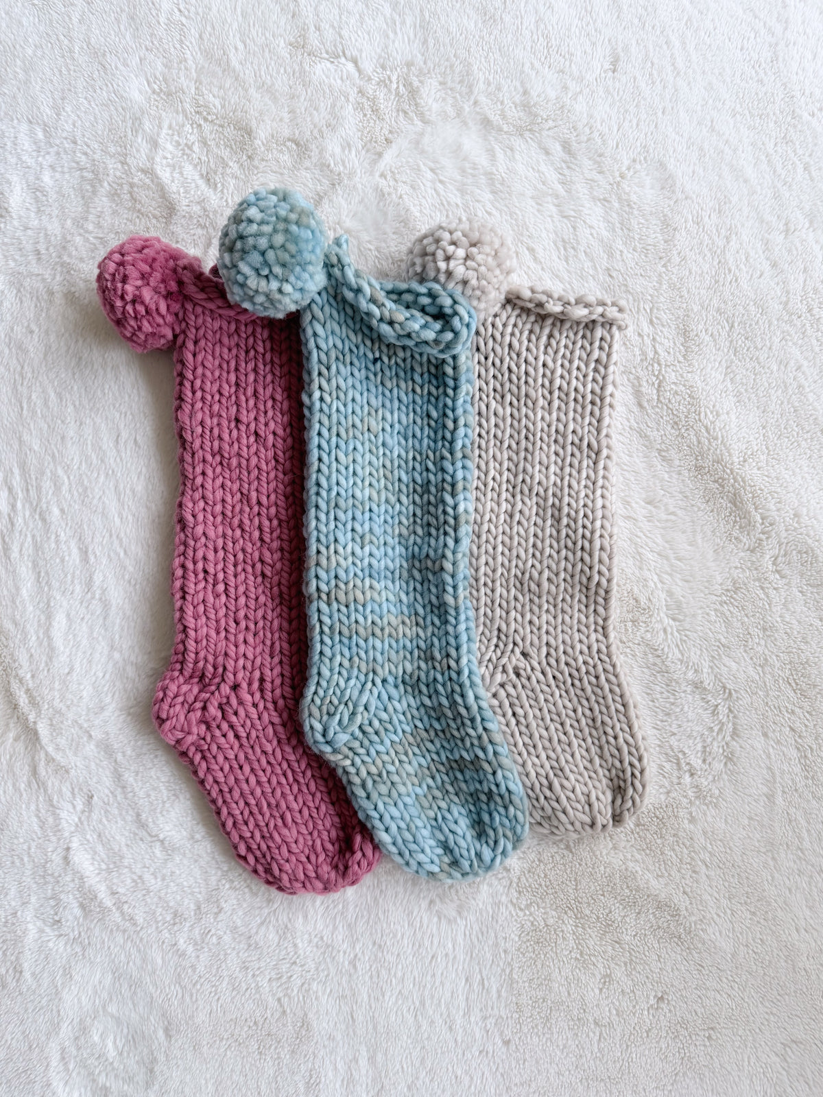 Hand Knit Christmas Stocking | Raspberry Ridge