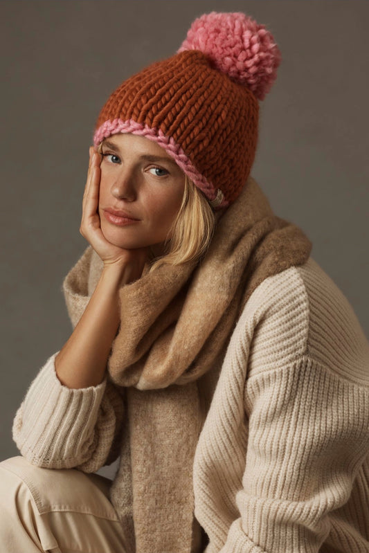 Aspen Beanie Orange + Lemonade