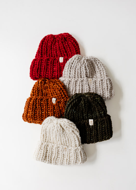 Heirloom Knit Denali Hat Pattern- Adult (Digital Download) | Pine & Poppy