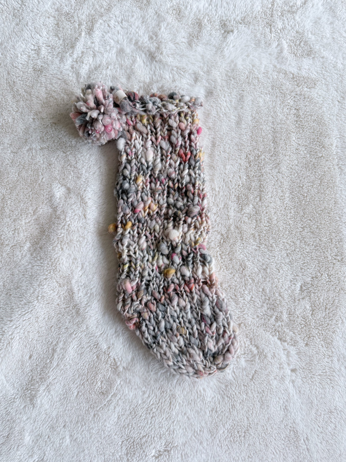 Hand Knit Christmas Stocking | Wildflower