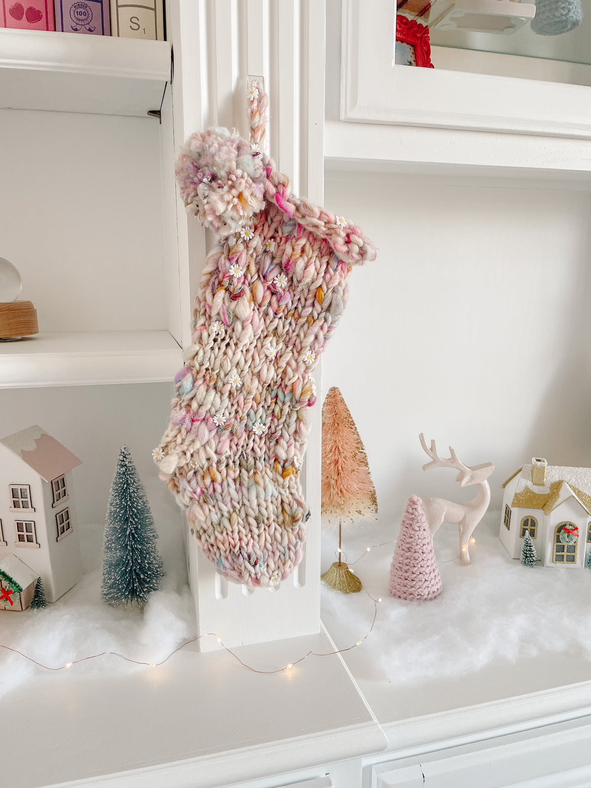 Hand Knit Christmas Stocking | Grand Prismatic