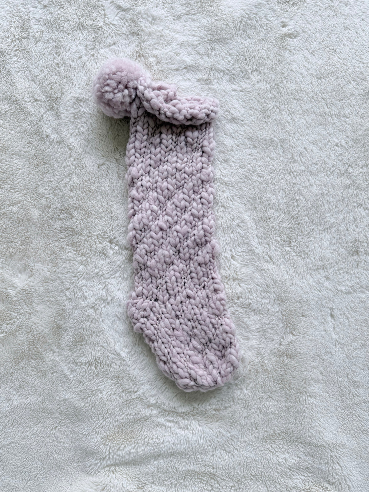 Hand Knit Christmas Stocking | Denali Sunrise