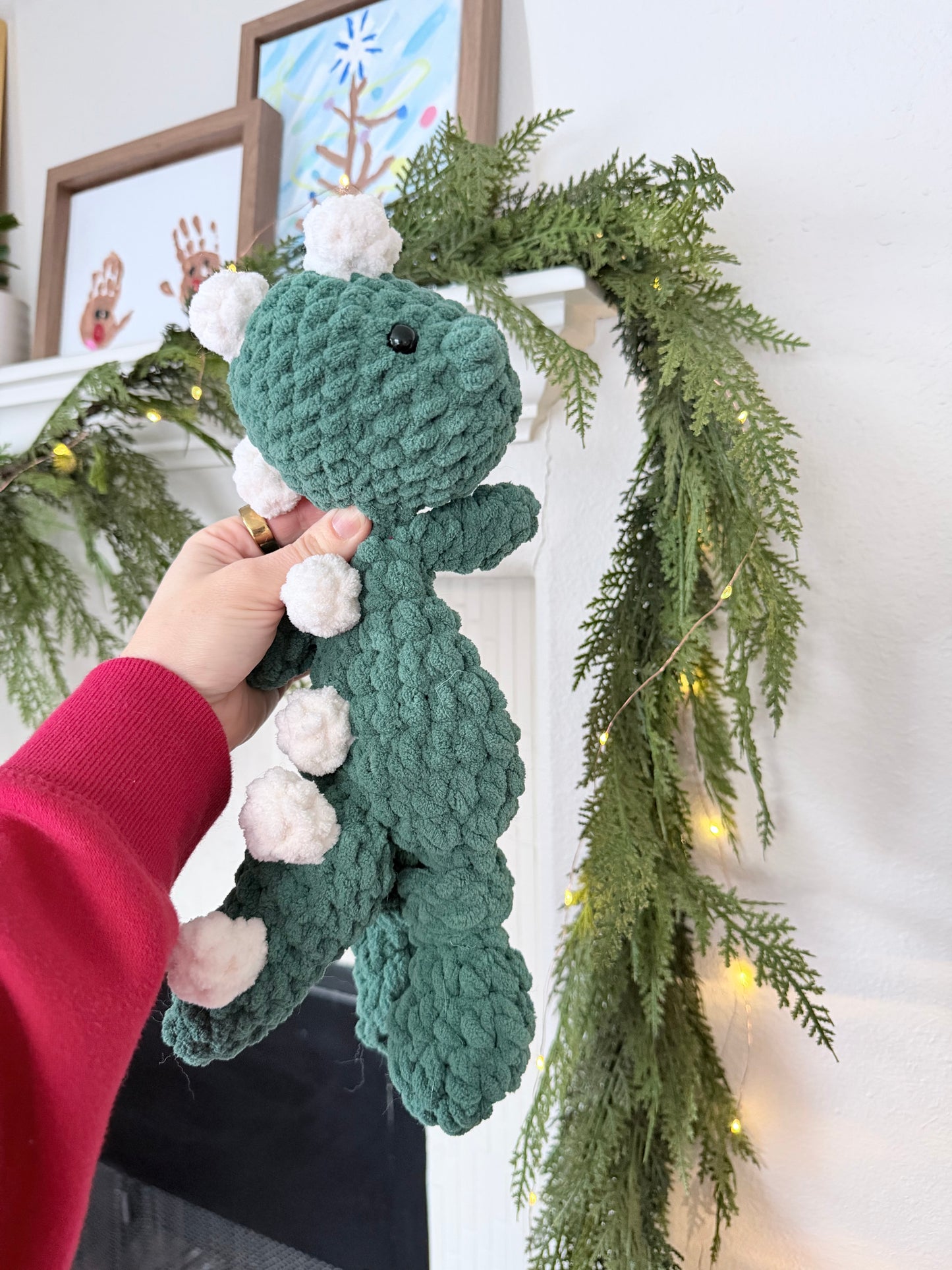 Ready To Ship: Mini Green Dino