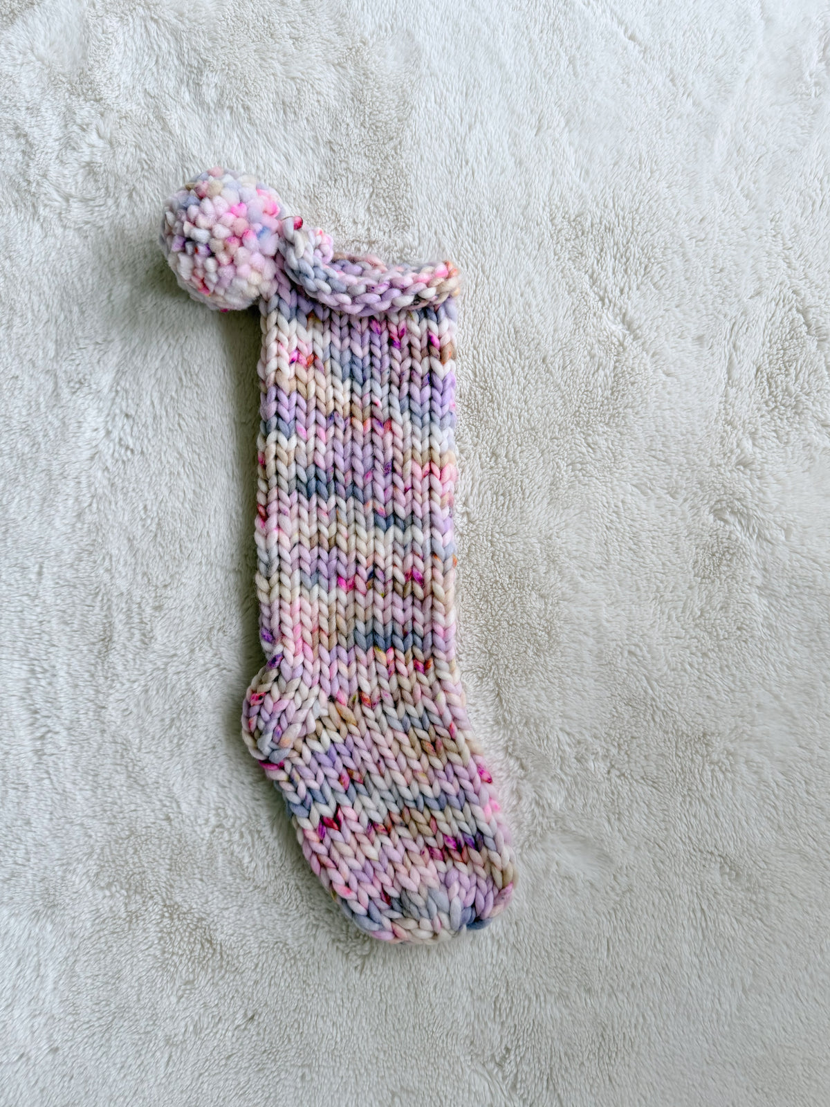 Hand Knit Christmas Stocking | Orchid Valley