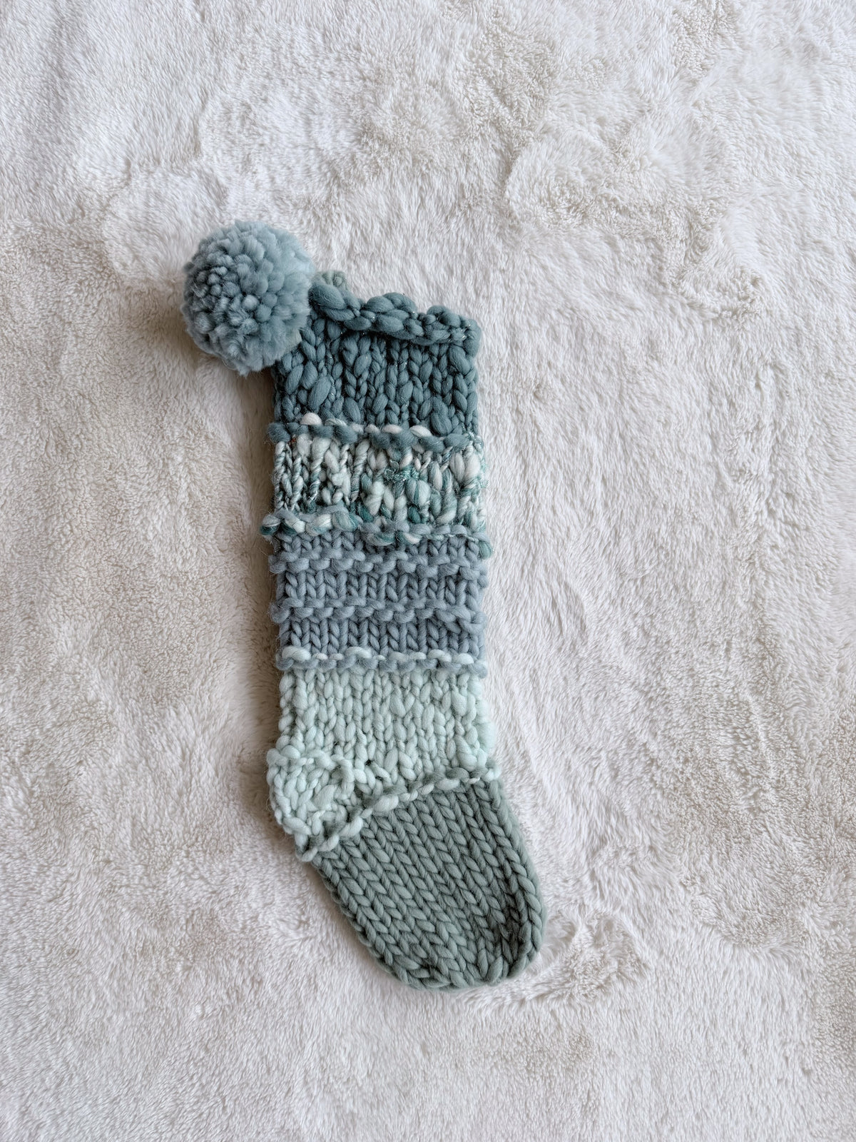 Hand Knit Christmas Stocking | Fern Valley
