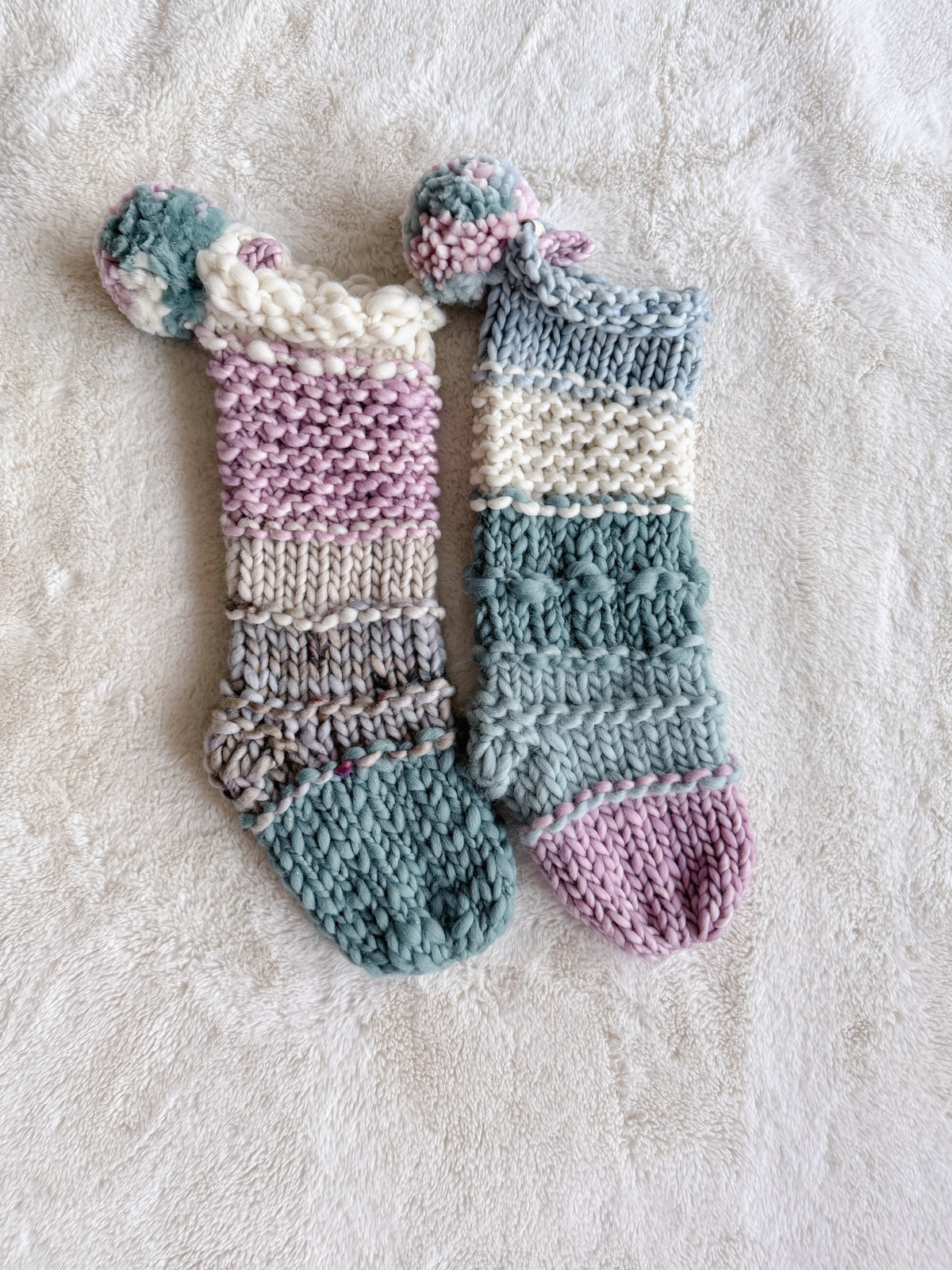 Hand Knit Christmas Stocking | Arctic Crossing