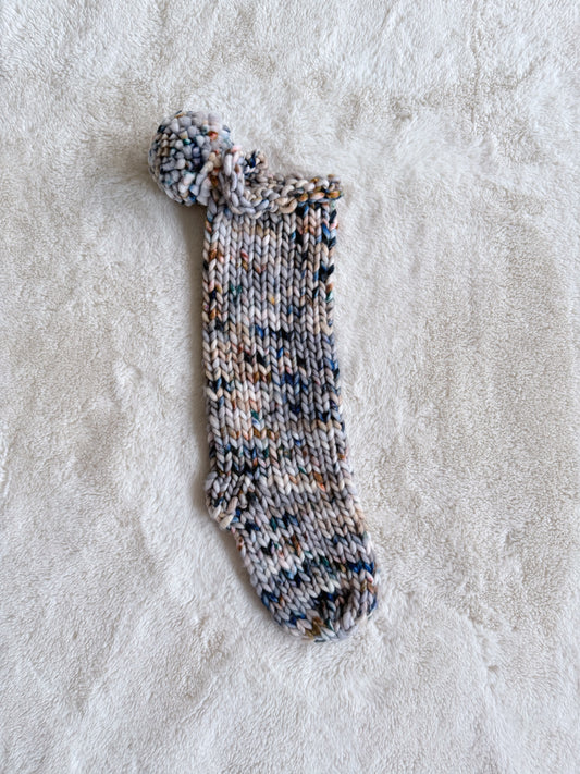 Hand Knit Christmas Stocking | Alyeska