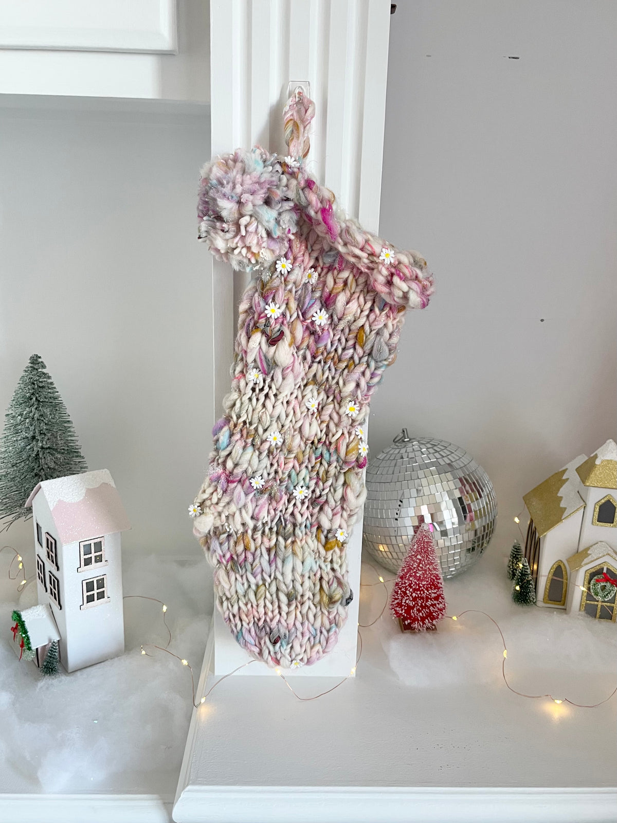 Hand Knit Christmas Stocking | Grand Prismatic