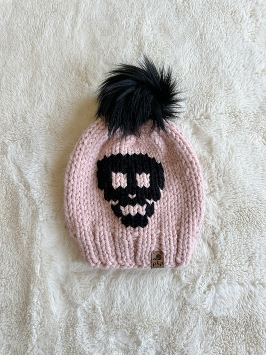 Toddler skull in rouge + black