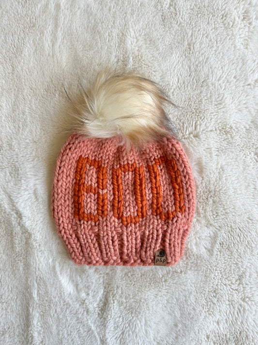 Toddler BOO in clay + pumpkin