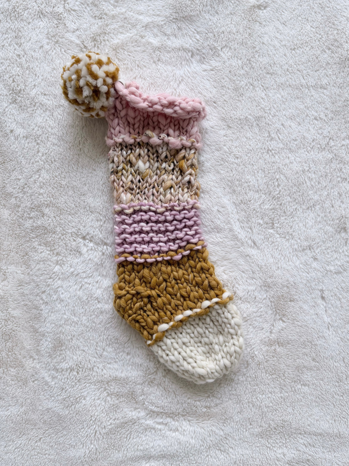 Hand Knit Christmas Stocking | Hatcher